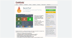 Desktop Screenshot of burnintest.com